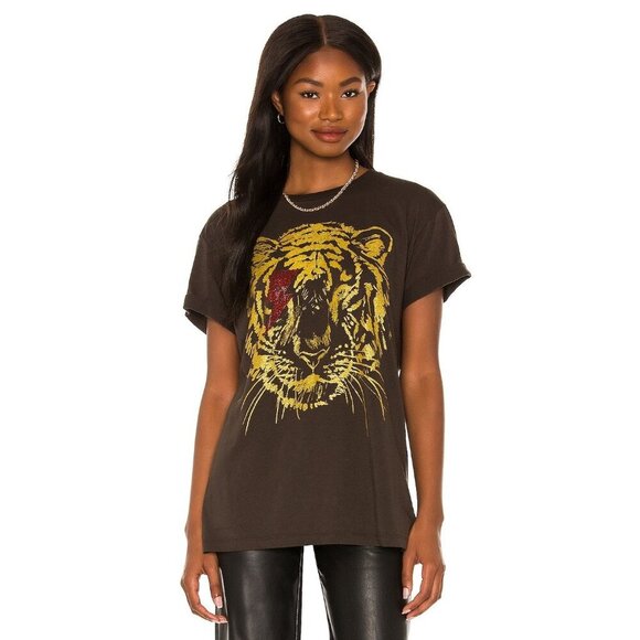 Chaser Tiger Union Black Graphic Tee Size: S NWT Festival Rock Vibes NWT - Picture 3 of 5